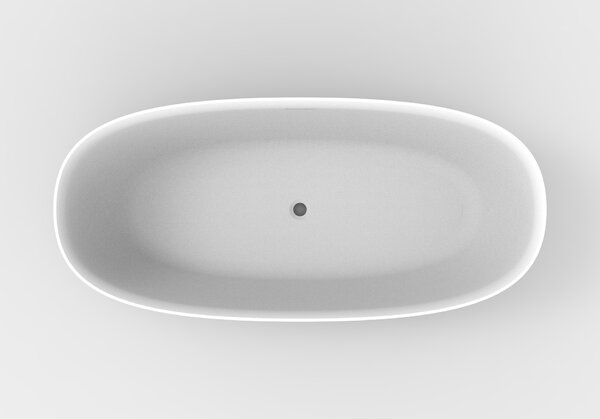 Roca Ariane cadă freestanding 165x75 cm ovală alb A248470000