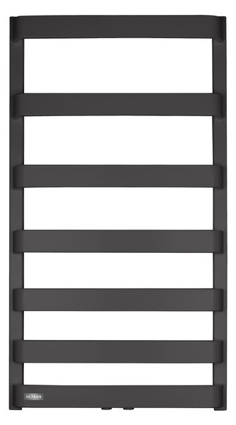 Oltens Varme calorifer de baie scară 89.5x50 cm negru mat 55000300