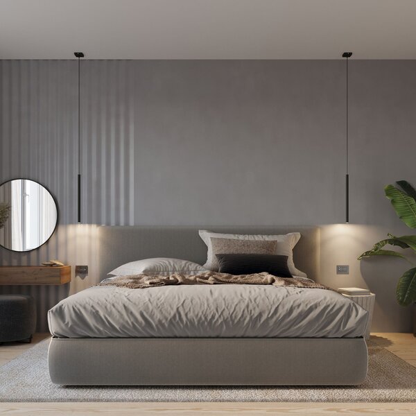 Sollux Lighting Pastelo lampă suspendată 3x40 W negru SL.0471