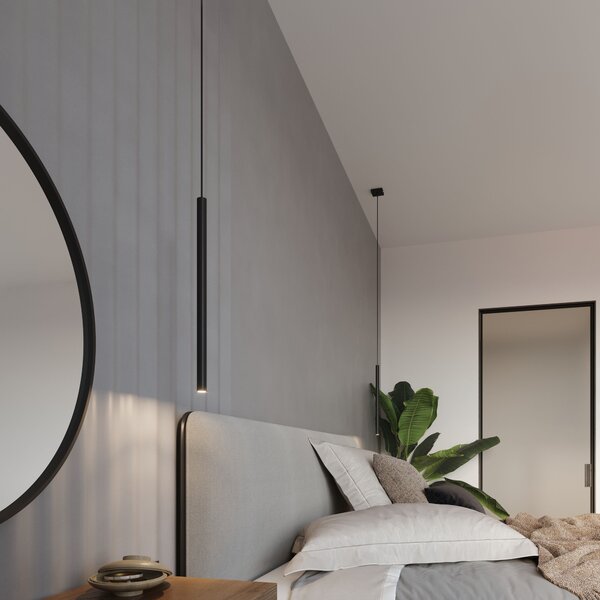 Sollux Lighting Pastelo lampă suspendată 3x40 W negru SL.0471