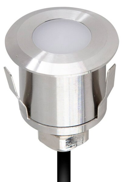 EVN P6710 Corp de iluminat încastrat în pardoseală, 12 V c.c., rotund, 6.000 K, Metalic, Metal, Modern, Corpuri de iluminat încastrate rotunde