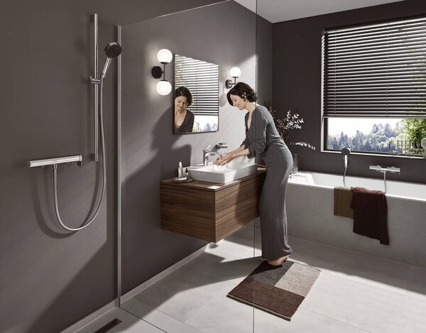 Hansgrohe Vivenis baterie de duș perete crom 75620000