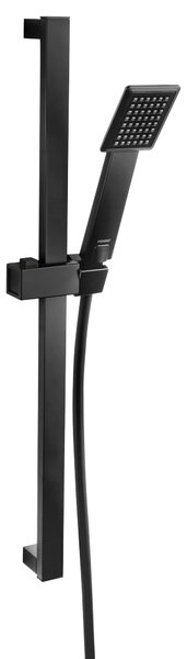Ferro Sinus set de duș perete negru N170BL-B