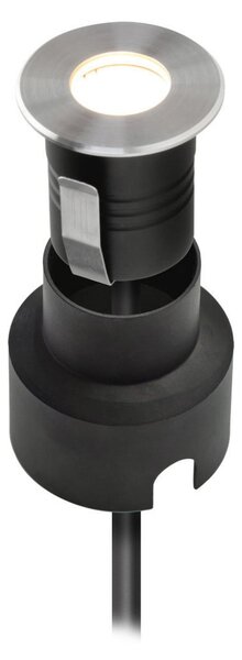 EVN P6721502 Lampă LED de încastrare în pardoseală, 12 V, rotundă, 3000 K, Metalic, Metal, Modern, Corpuri de iluminat încastrate rotunde