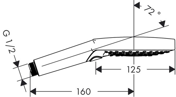 Hansgrohe Raindance duș de mână crom 26531000