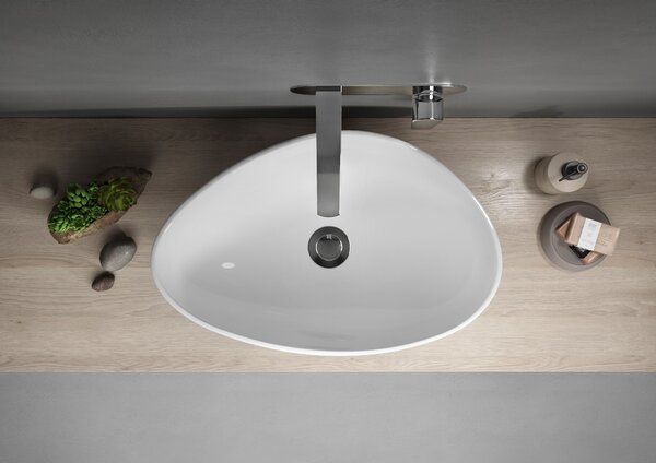Cersanit Moduo lavoar 56.5x36.5 cm de blat alb luciu K116-052