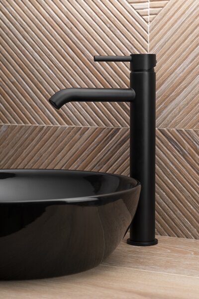 KFA Armatura Moza baterie lavoar stativ negru 5032-612-81