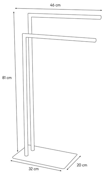 Sealskin Tube umeraș cu picioare alb 362383210