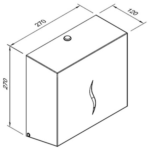 Faneco Hit dispenser hârtie || P600SJBL