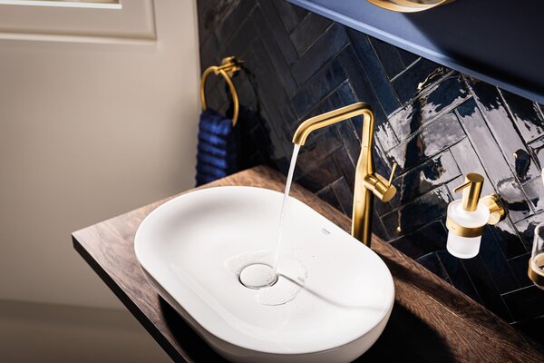 Grohe Essentials suport prosop auriu 40365GN1