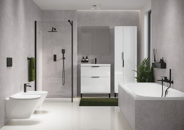 Cersanit City lavoar cu dulap 60 cm alb S801-422
