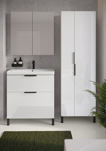 Cersanit City dulap 40x14.1x80 cm cu oglinda alb S584-022-DSM