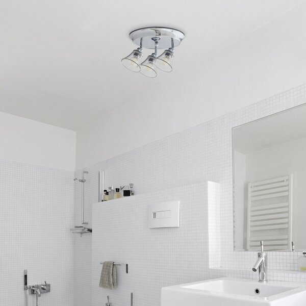 Rabalux Antoine lampă de tavan 3x40 W crom-transparent 3210