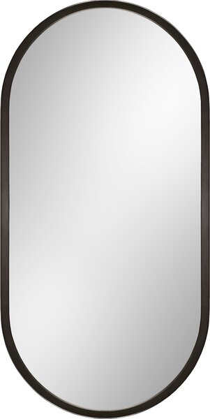 Dubiel Vitrum Evo oglindă 50x100 cm oval negru 5905241010250