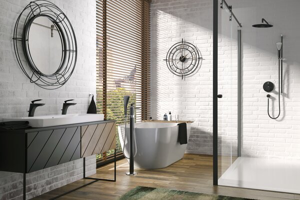 Kludi Balance baterie lavoar ascuns negru 522468775