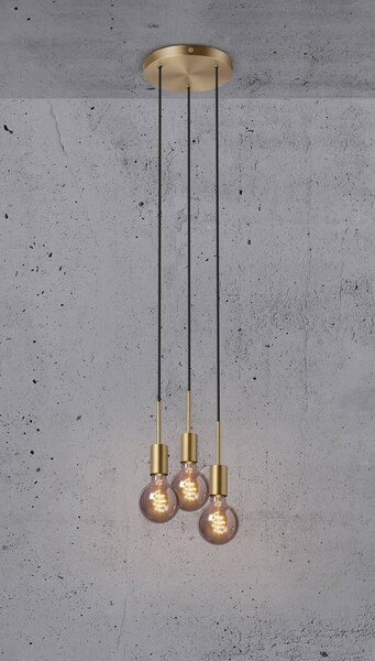 Nordlux Paco lampă suspendată 3x40 W alamă 2112063035
