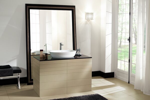 Villeroy & Boch Artis lavoar 61x41 cm ovale de blat alb luciu 41986101
