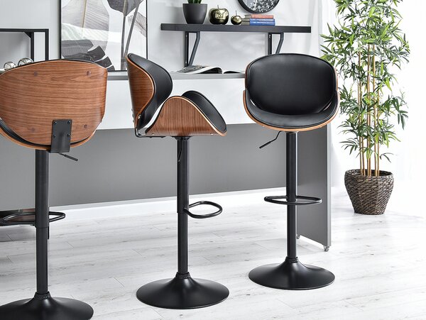 Scaun Hope (nuc închis + negru). Promo -14%. 1110617