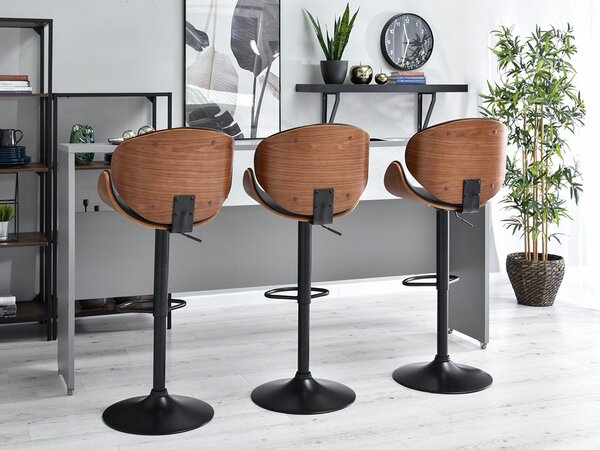 Scaun Hope (nuc închis + negru). Promo -14%. 1110617
