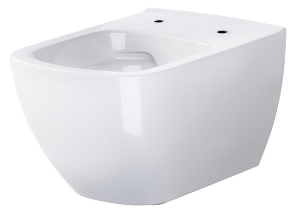 Cersanit Virgo set vas și capac agăţat fără margine alb S701-427