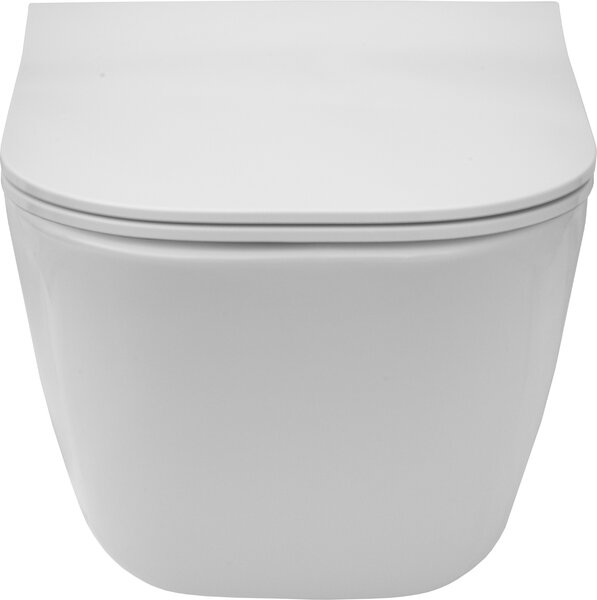 Roca Gap Square vas wc agăţat fără margine alb A34647A000