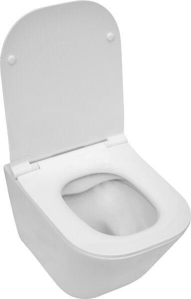 Roca Gap Square vas wc agăţat fără margine alb A34647A000