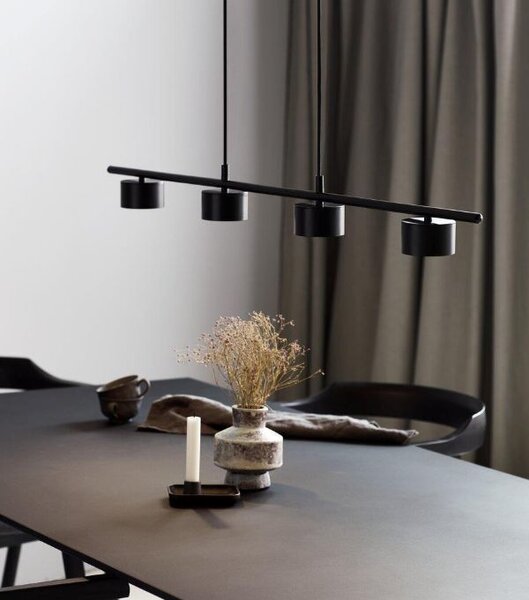 Nordlux Clyde lampă suspendată 4x5 W negru 2010813003