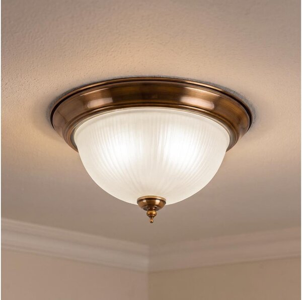 BRILAGI - Plafonieră FRESCO 2xE27/40W/230V diam. 28 cm cupru
