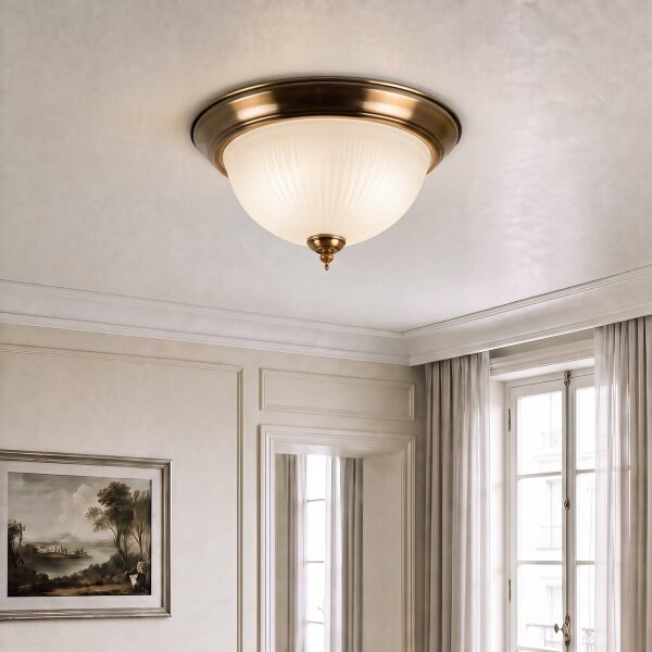 BRILAGI - Plafonieră FRESCO 2xE27/40W/230V diam. 28 cm cupru