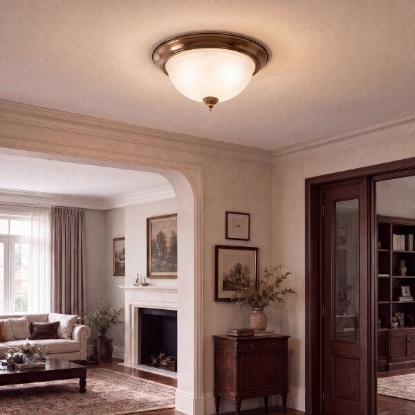 BRILAGI - Plafonieră FRESCO 2xE27/40W/230V diam. 28 cm cupru