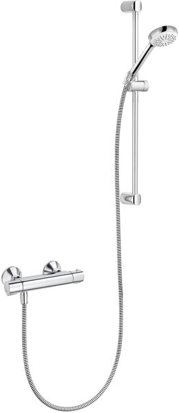 Kludi Logo Shower Duo set de duș perete cu termostat crom 6857505-00