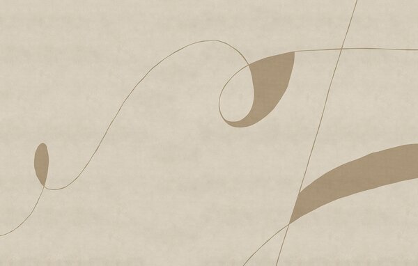 Fototapet Forme organice în nuanțe delicate, Fototapet abstracte, Fototapet populare, t00855 - Tapeko.ro