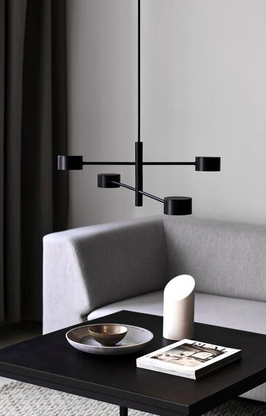 Nordlux Clyde lampă suspendată 4x5 W negru 2010803003