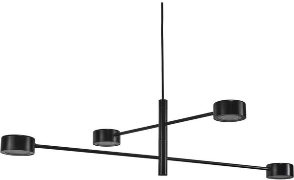 Nordlux Clyde lampă suspendată 4x5 W negru 2010803003