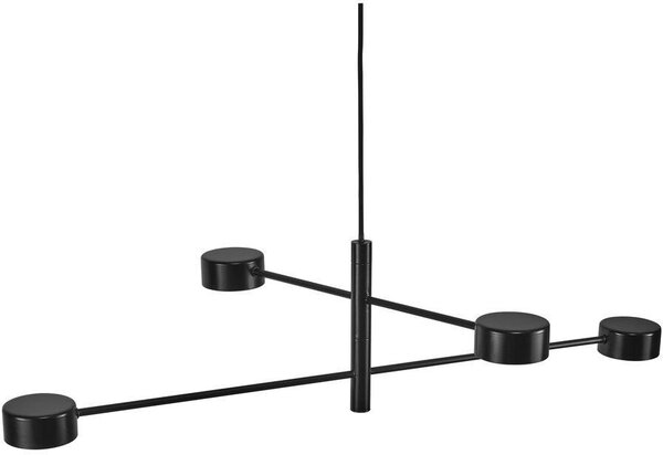 Nordlux Clyde lampă suspendată 4x5 W negru 2010803003