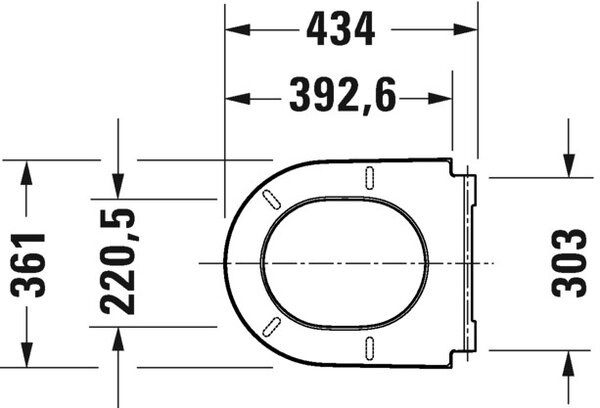 Duravit D-Neo capac wc SoftClose alb 0021690000
