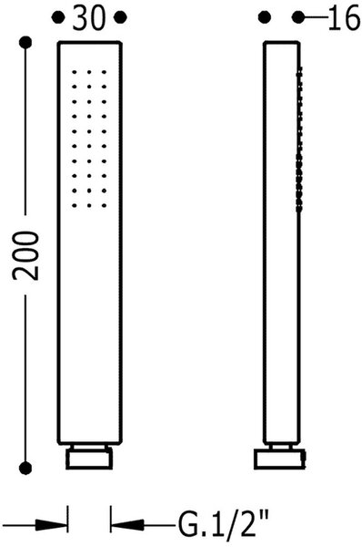 Tres Class-Tres duș de mână crom 299.631.08