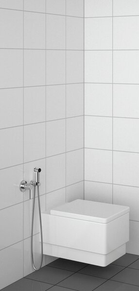 Kludi Bozz baterie bideu cu set de duș ascuns crom 389980576