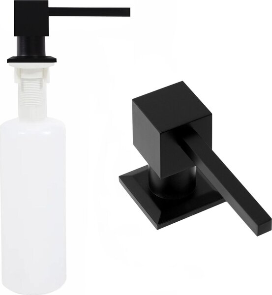 Rea Rea, dozator detergent chiuvetă 300 ml, negru mat, BAT-05007