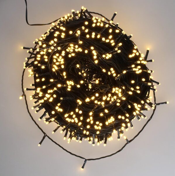 BRILAGI - LED ghirlandă de Crăciun pentru exterior 1000xLED/8 funcții 105 m IP44 alb cald