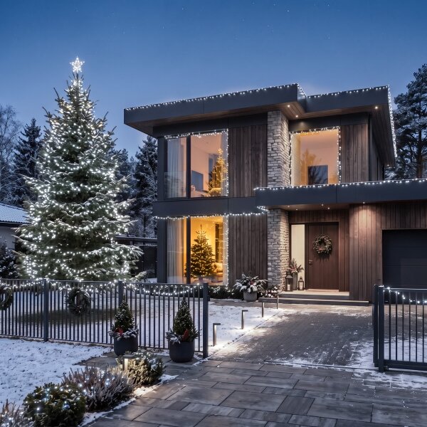 BRILAGI - LED Instalație luminoasă de exterior pentru Crăciun 1000xLED/8 funcții 105 m IP44 alb rece