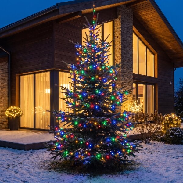 BRILAGI - Ghirlandă LED de exterior pentru Crăciun 700xLED/8 funcții 75 m IP44 multicolor