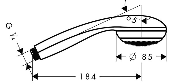 Hansgrohe Crometta duș de mână crom 28562000