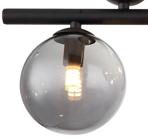 Abajur de rezervă din sticlă RIHA central d. 12 cm Globo 56133G2