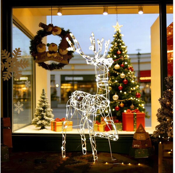BRILAGI - LED Decorațiune de Crăciun pentru exterior LED/3,6W/8 funcții 150 cm IP44 alb cald
