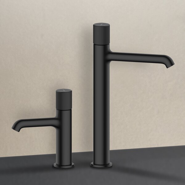 Oltens Hamnes baterie lavoar stativ negru mat 32402300