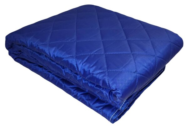 Patura Cocolino Picnic Impermeabila 3 Straturi, PolarTech150x200-Cm, Albastru + Gri Inchis