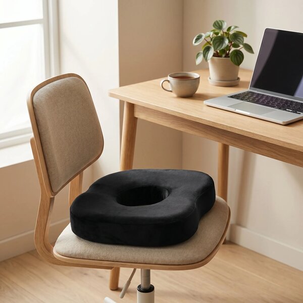 Perna ortopedica antihemoroizi ORTO PROCT memory foam cu gel cooling