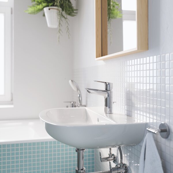 Grohe Bau Ceramic lavoar 55.3x38.6 cm semicircular clasică alb luciu 39440000