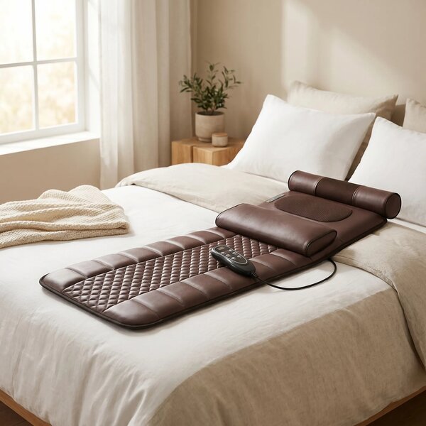 RESIGILAT Saltea masaj corp intreg cu role Shiatsu si vibratii, gat/um